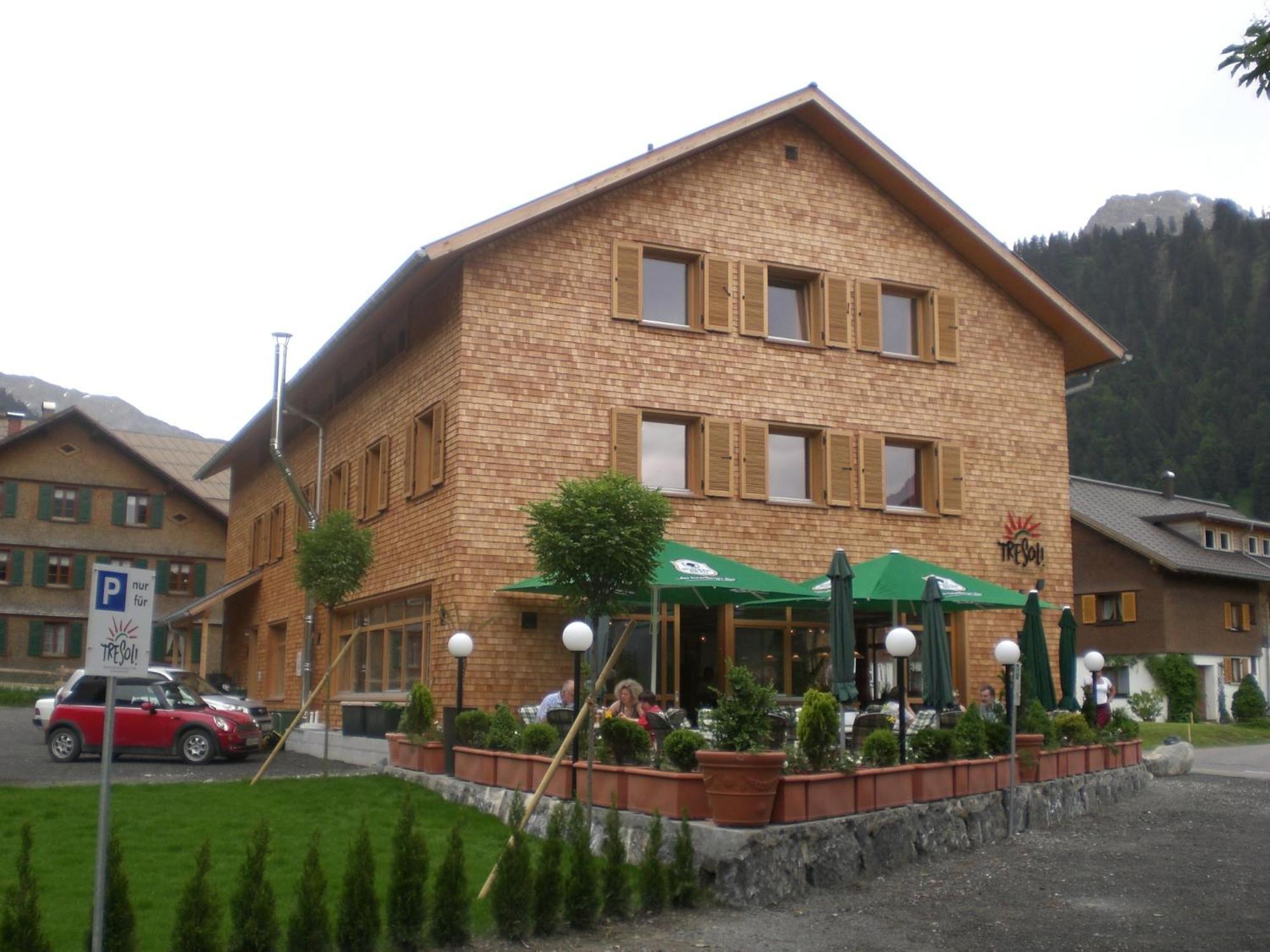 Tre Soli Appartements Restaurant Schoppernau Εξωτερικό φωτογραφία