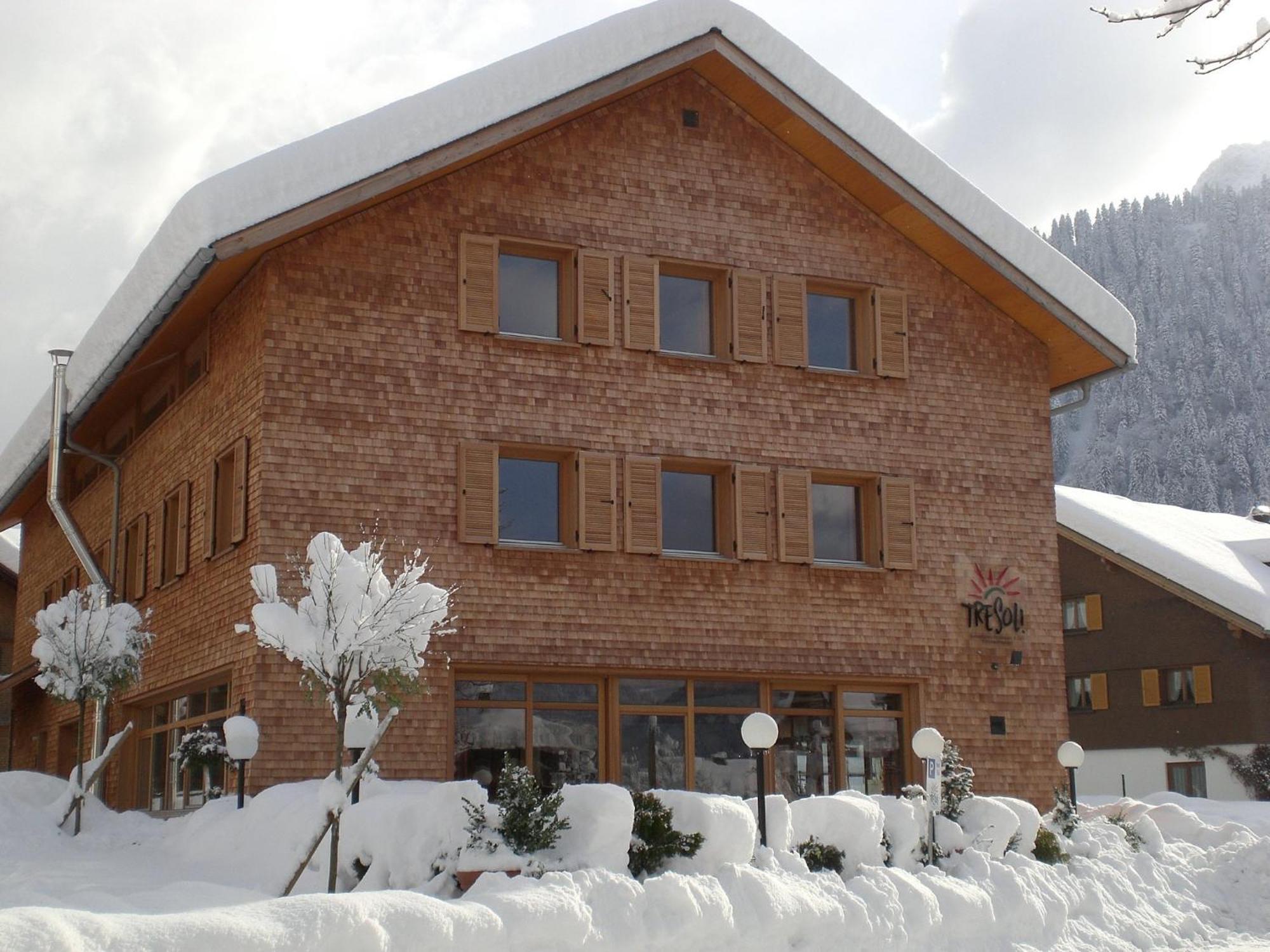Tre Soli Appartements Restaurant Schoppernau Εξωτερικό φωτογραφία